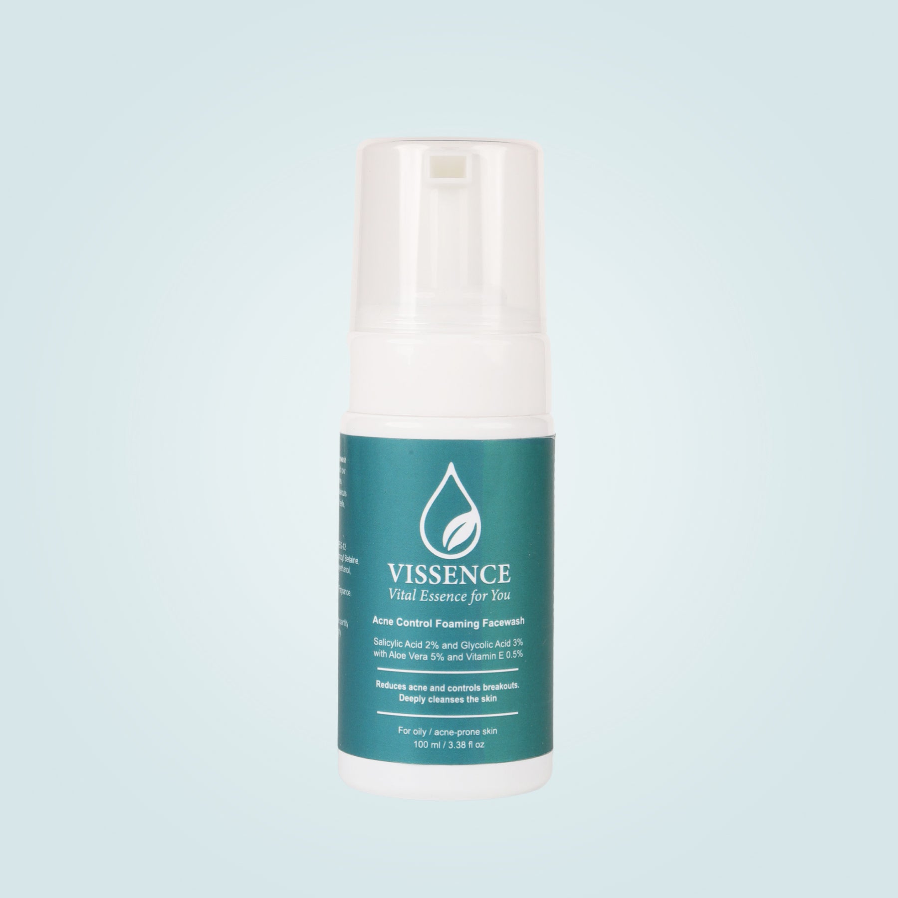 Vissence Acne Control Foaming Face Wash