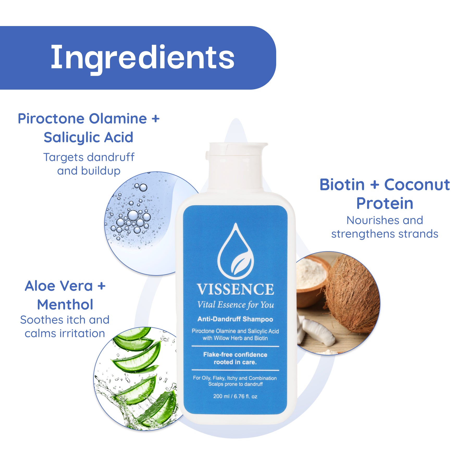 Vissence Anti-Dandruff Shampoo