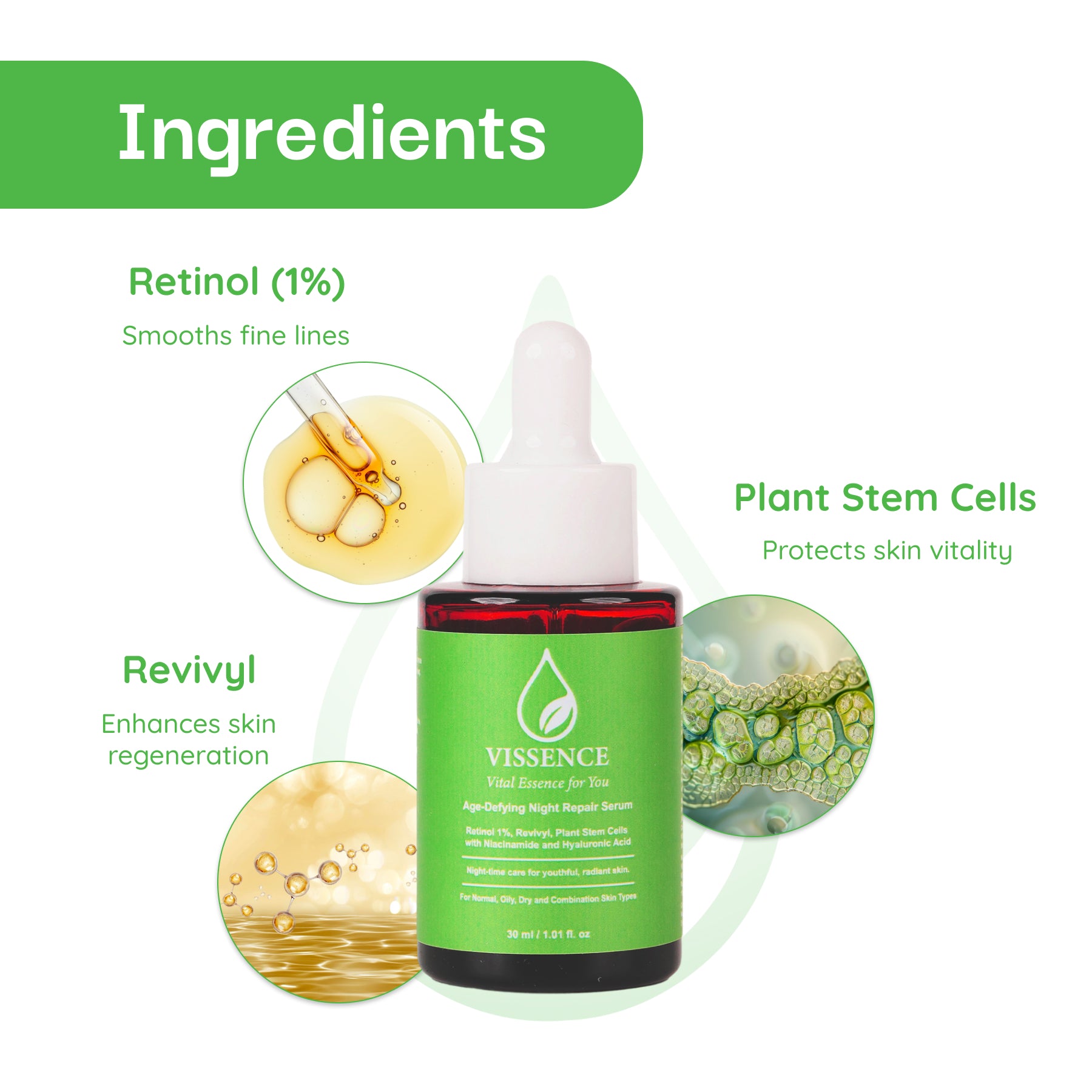 Vissence Age-Defying Night Repair Serum