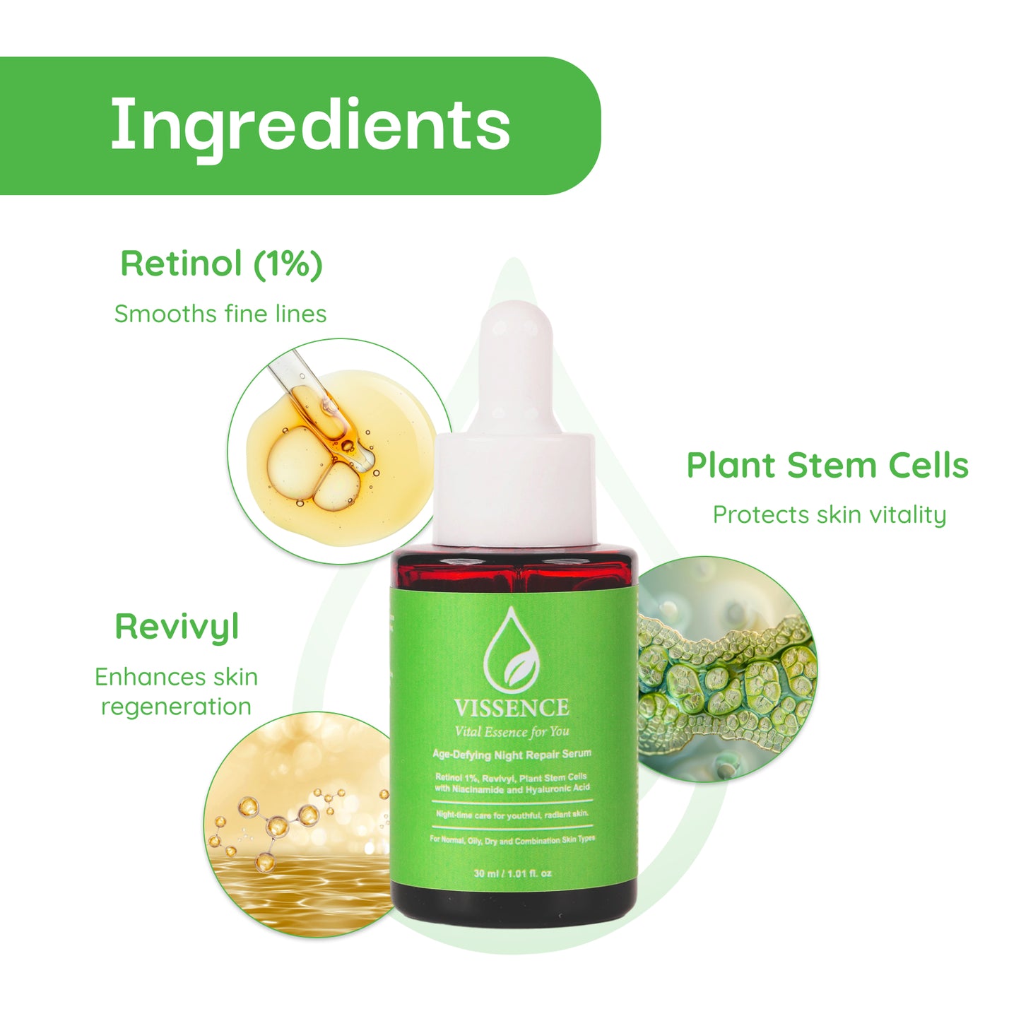 Vissence Age-Defying Night Repair Serum