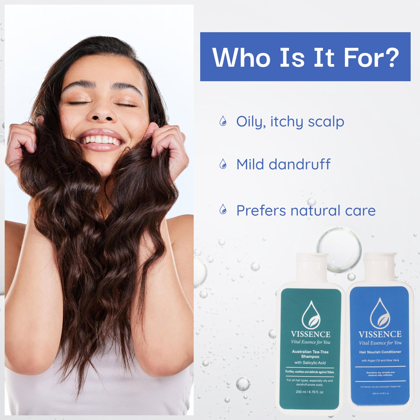 Australian Tea-Tree Shampoo + Hair Nourish Conditioner