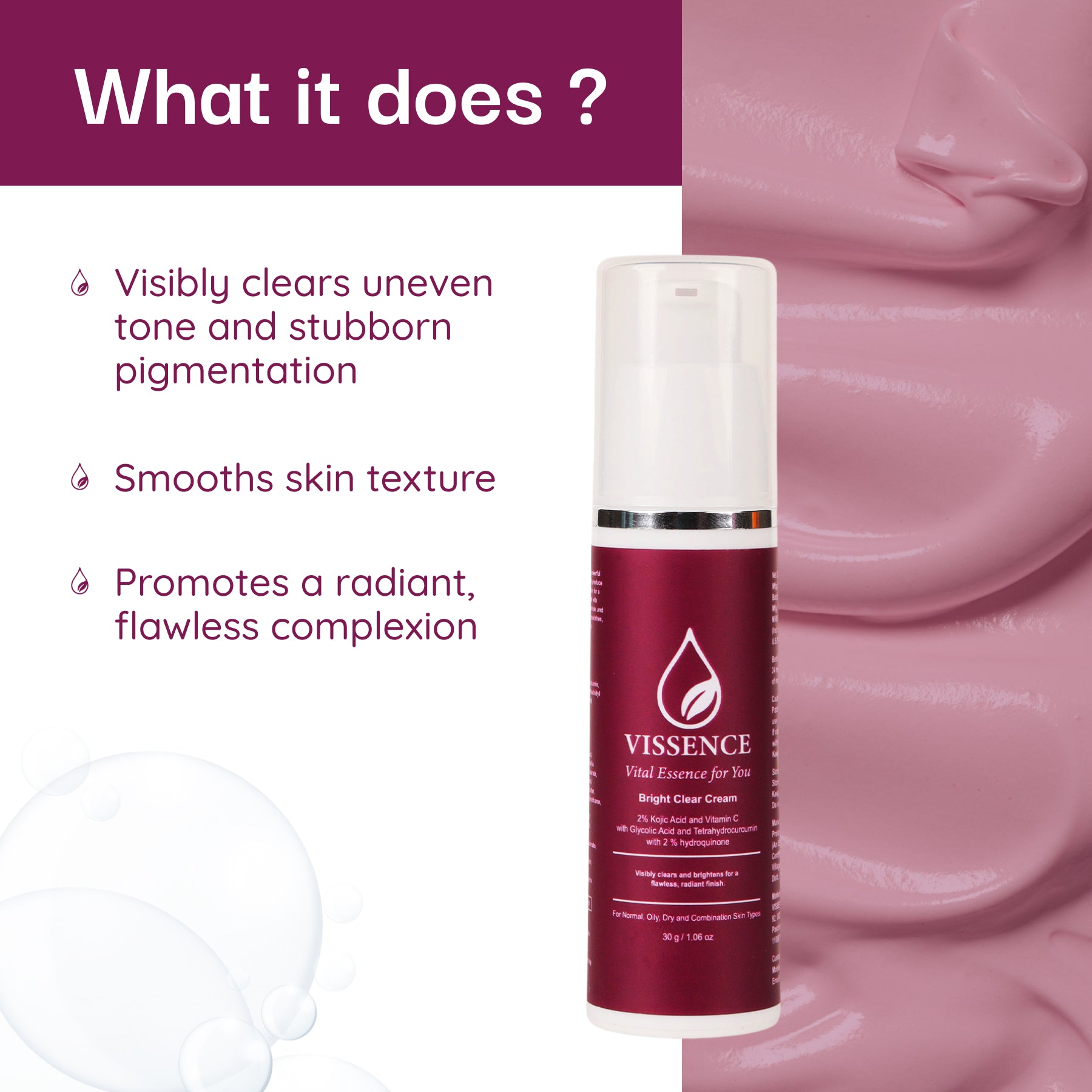 Vissence  Bright Clear Cream