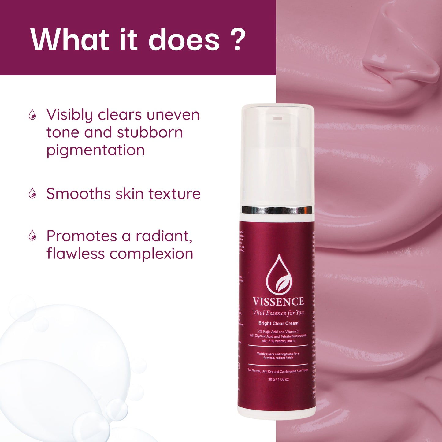 Vissence  Bright Clear Cream