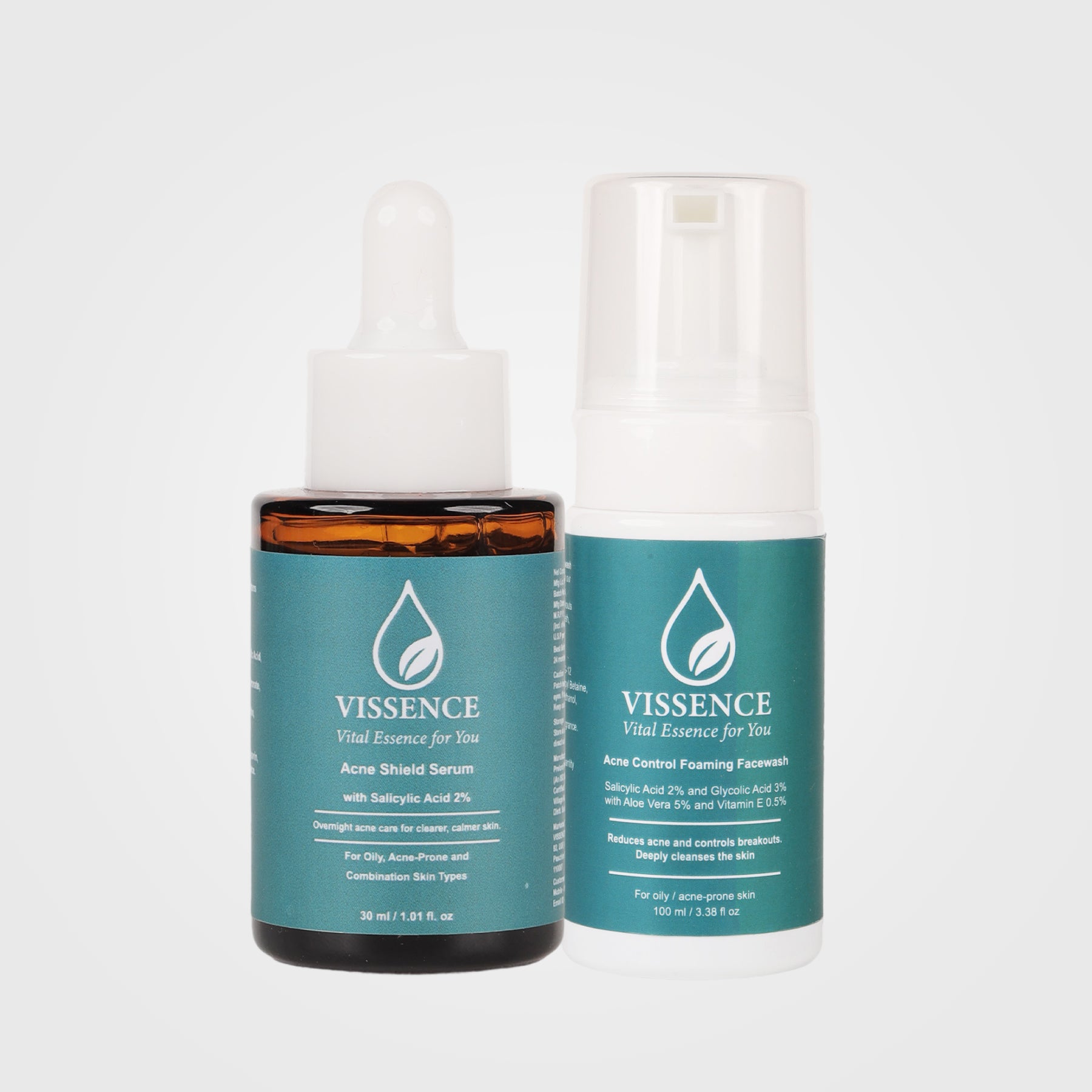 Acne Control Foaming Facewash + Acne Shield Serum