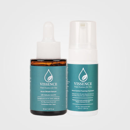 Acne Control Foaming Facewash + Acne Shield Serum