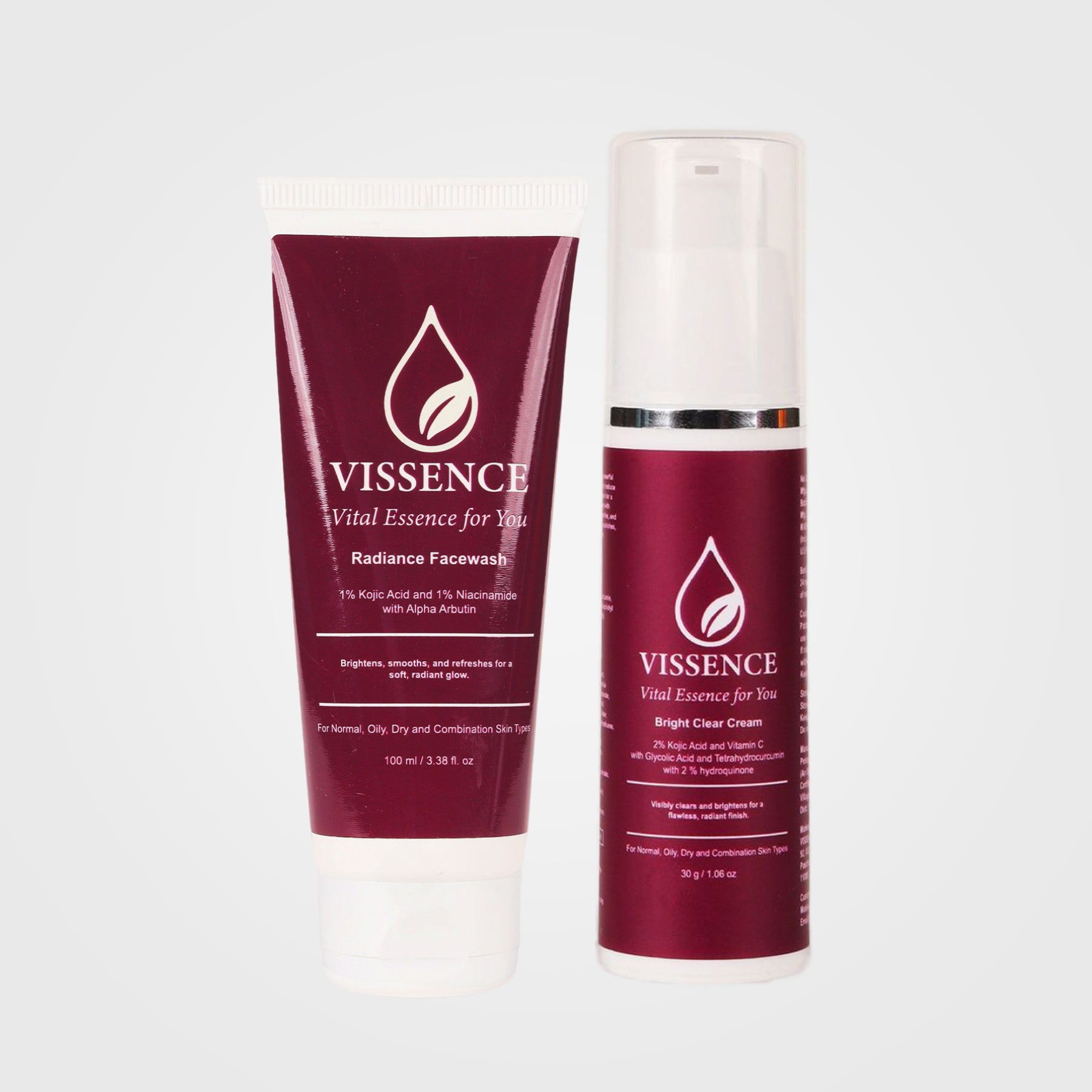 Radiance Facewash + Bright Clear Cream