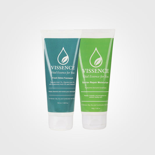 Fresh Detox Facewash + Barrier Repair Moisturiser