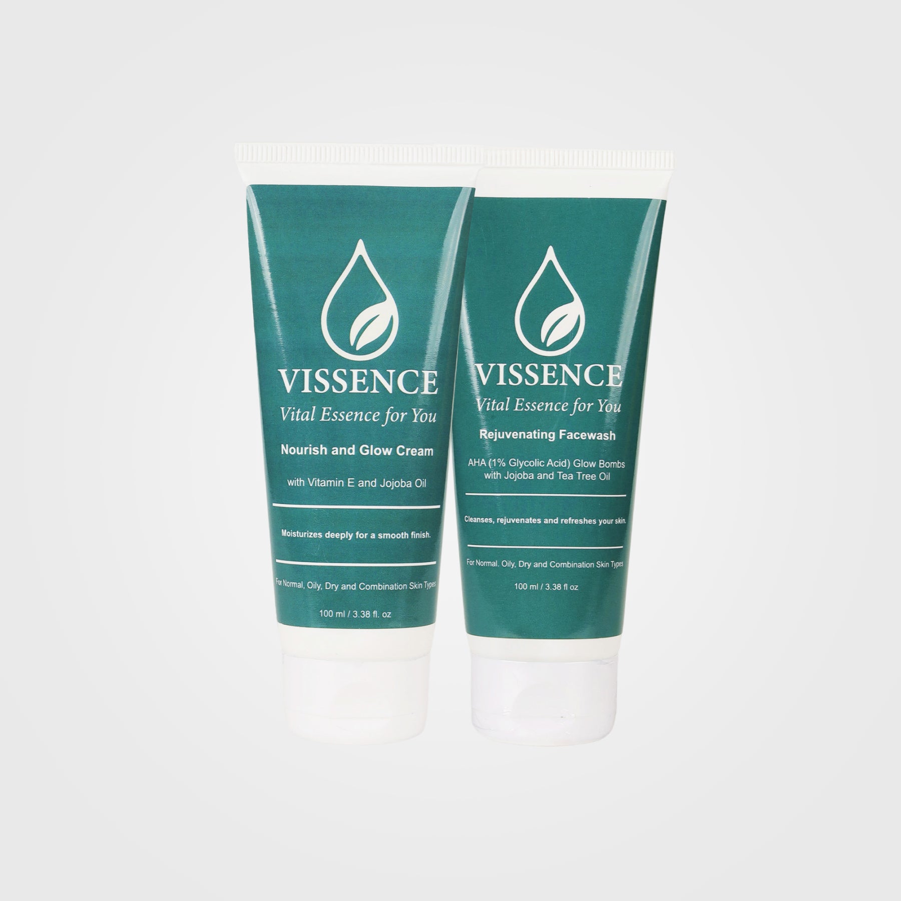 Rejuvenating Facewash + Nourish & Glow Cream