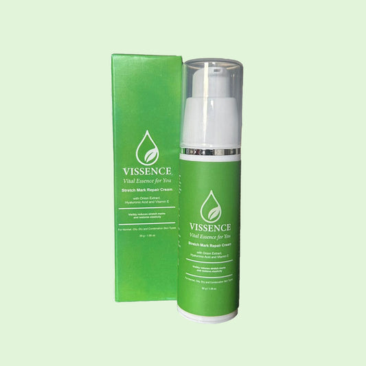 Vissence Stretch Mark Repair Cream with Onion Extract, Hyaluronic Acid & Vitamin E