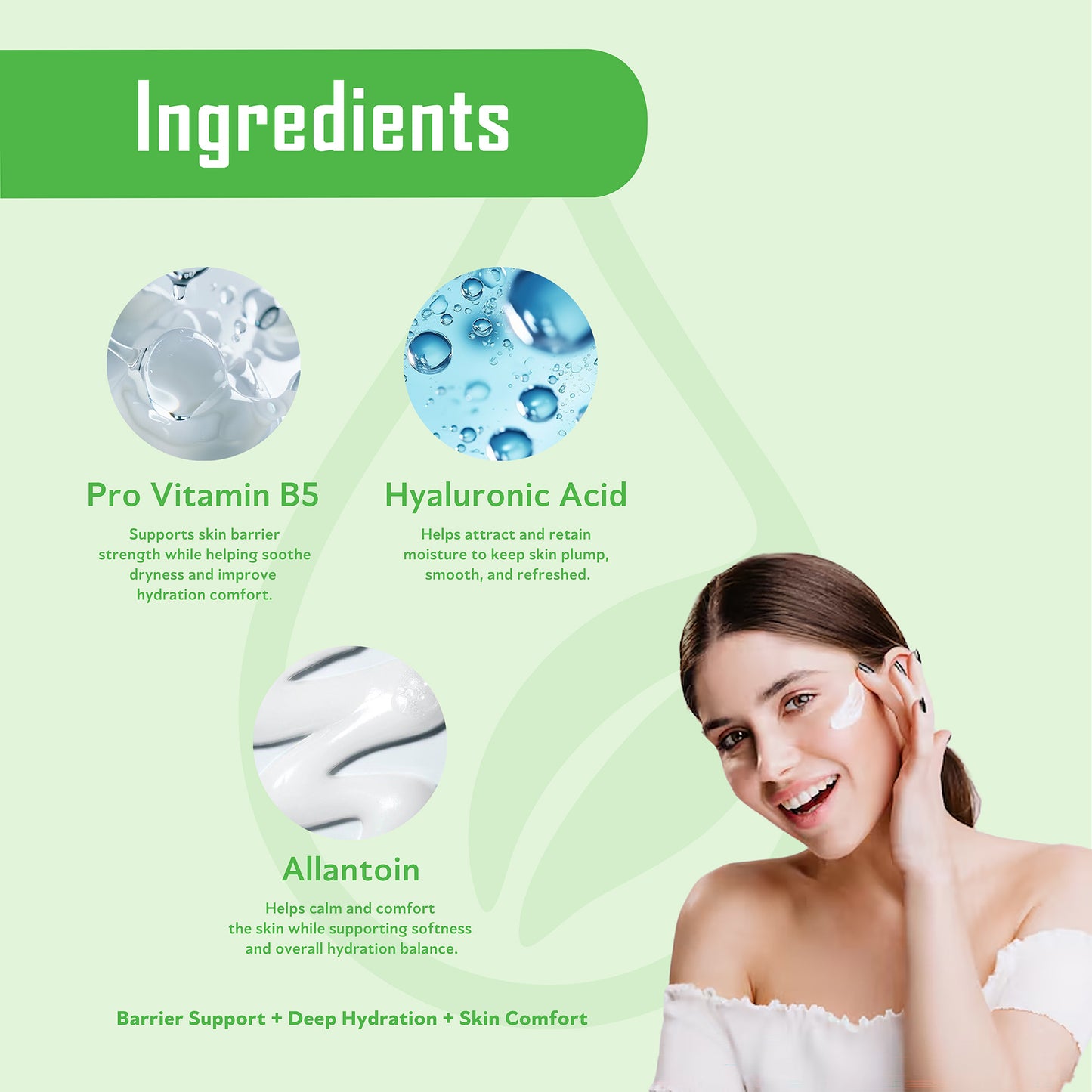 Vissence Intense Hydration Lotion with 10% Vitamin B5 & Hyaluronic Acid for Deep Barrier Support